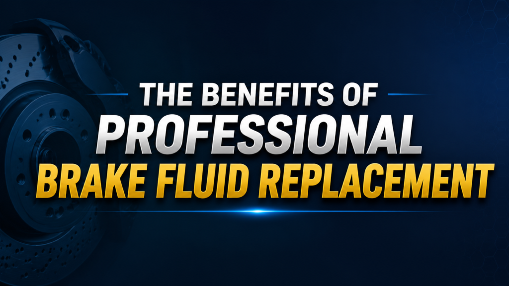 The Benefits of Professional Brake Fluid Replacement