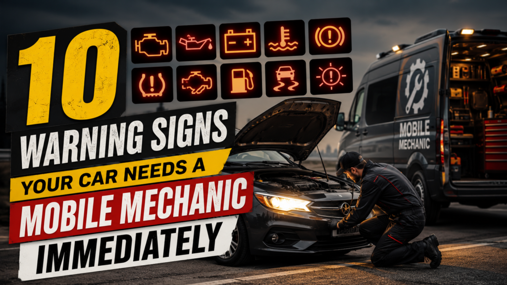 10 Warning Signs Your Car Needs a Mobile Mechanic Immediately