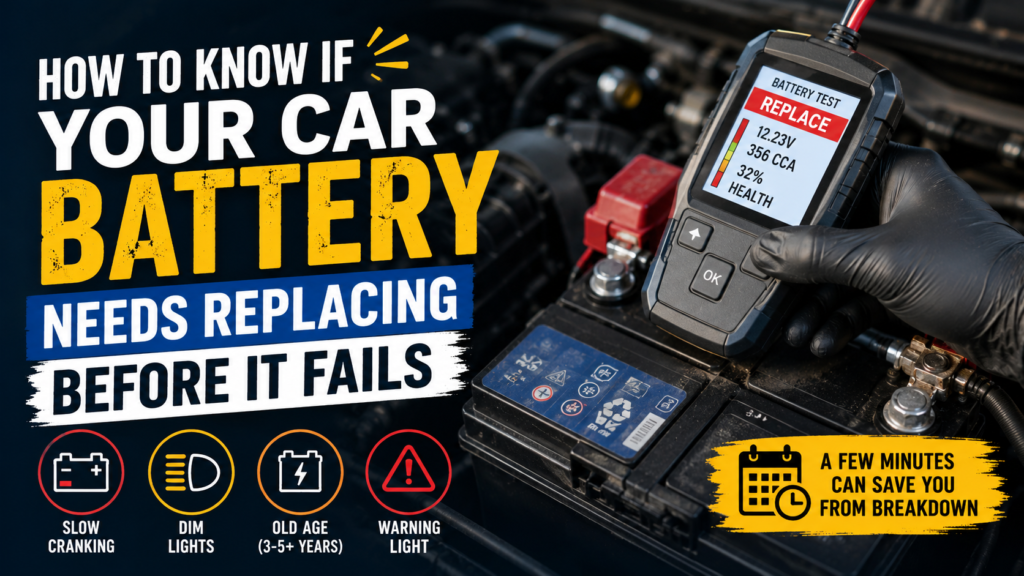 How to Know If Your Car Battery Needs Replacing Before It Fails