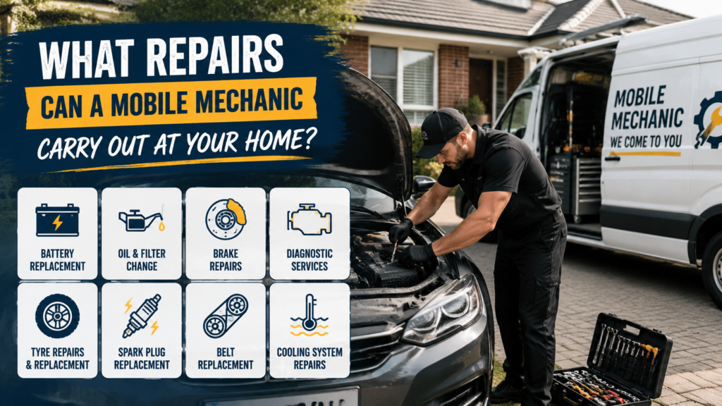 What Repairs Can a Mobile Mechanic Carry Out at Your Home