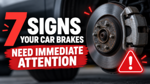 7 Signs Your Car Brakes Need Immediate Attention