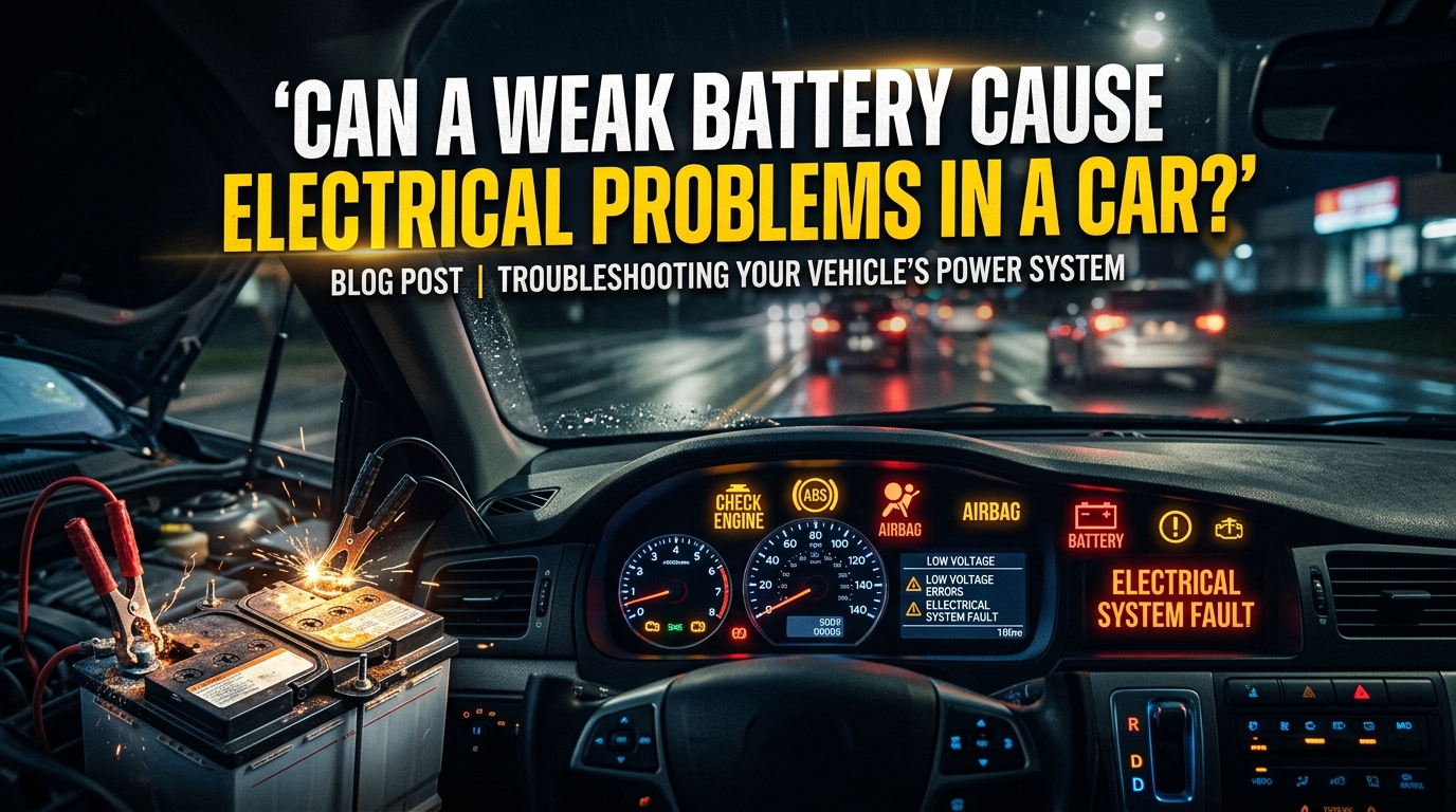 Can a Weak Battery Cause Electrical Problems in a Car