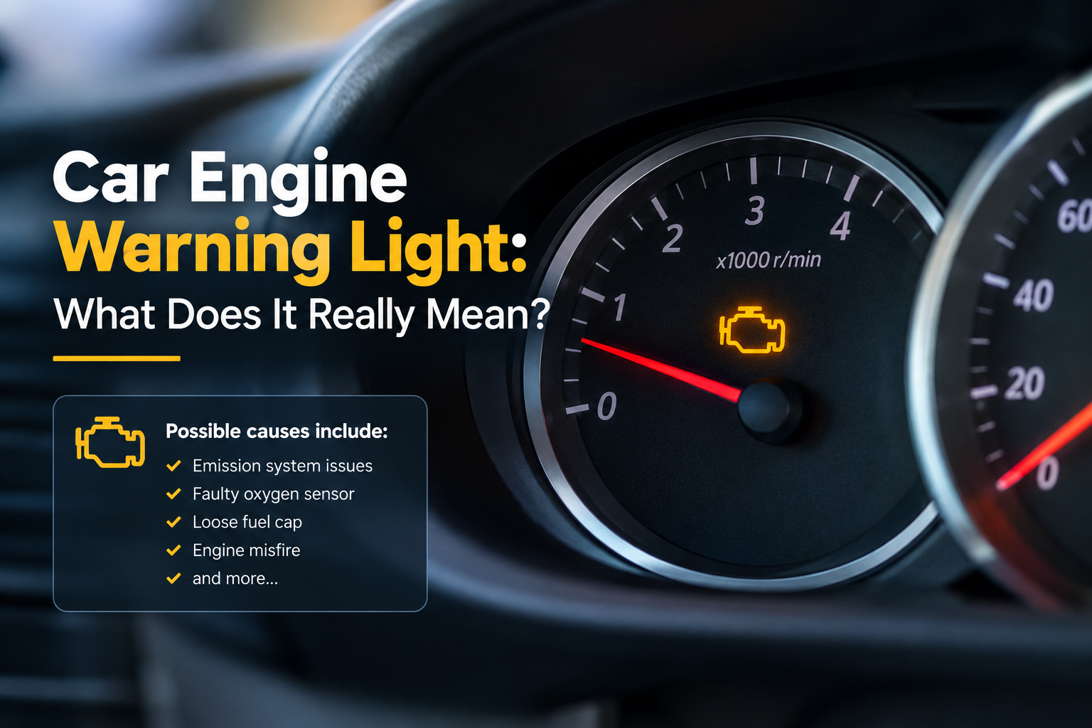 Car Engine Warning Light What Does It Really Mean